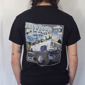 2025 showdown in the holler event t-shirt